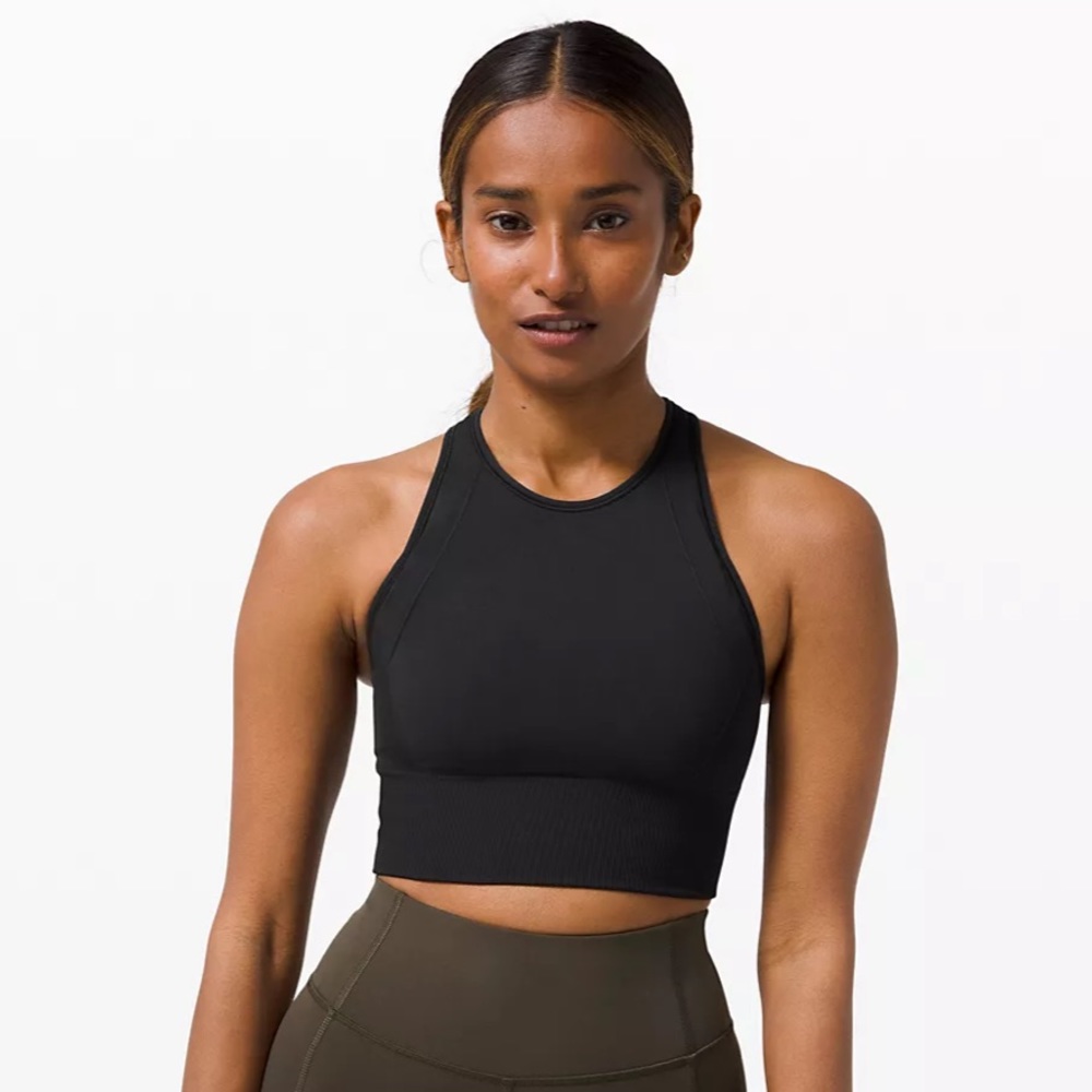 NWT lululemon Ebb to Train Bra - Black - 4